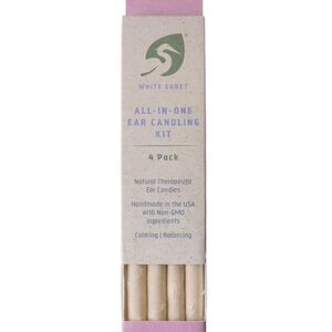 Paraffin Ear Candles Candling 4 count kit – Traditional Wellness & Relaxation